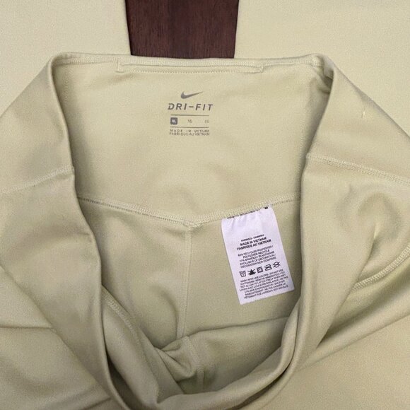 Nike Dri-Fit Women's Leggings Lime Neon Green Size XL - Picture 5 of 16